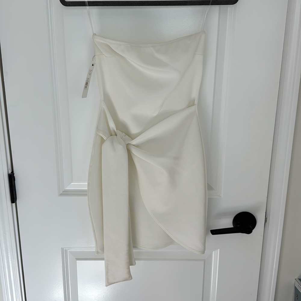American Threads White Mini Dress
